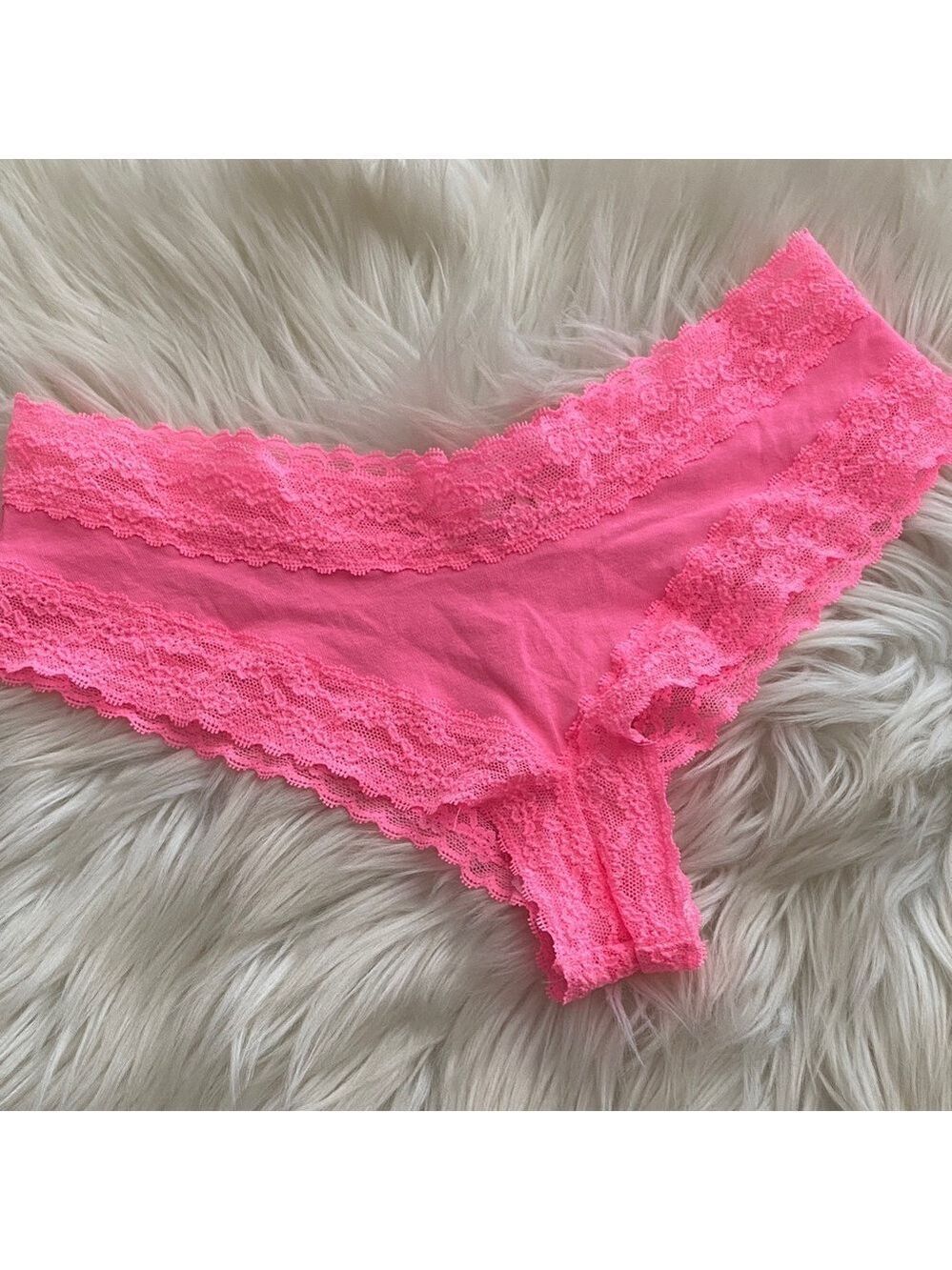 Victoria’s Secret lace Trim cheeky Pink Women's Intimate